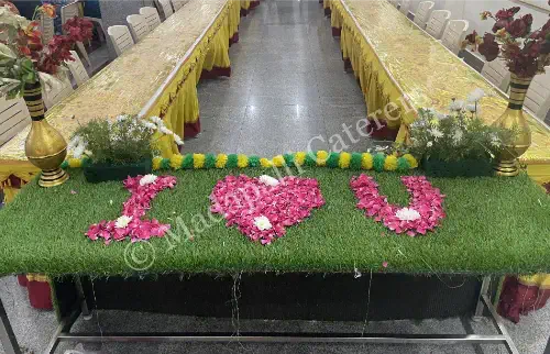 Bride & Groom Table Decoration